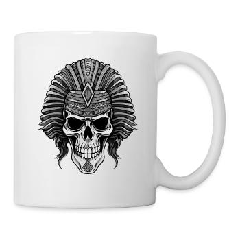 Pharaoh Skull - Mug - white - Right