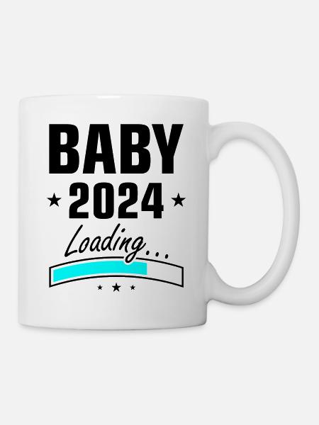 Baby 2024 Loading - Tasse - Weiß