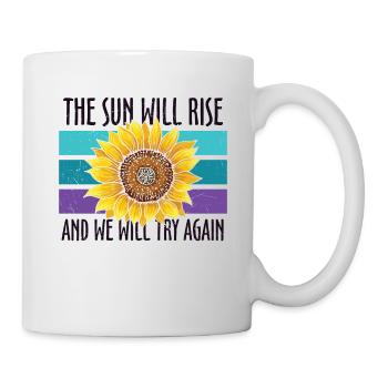 Prévention du suicide Tournesol - Mug blanc - blanc - Droite