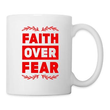 Bible Faith over fear - Mug - white - Right