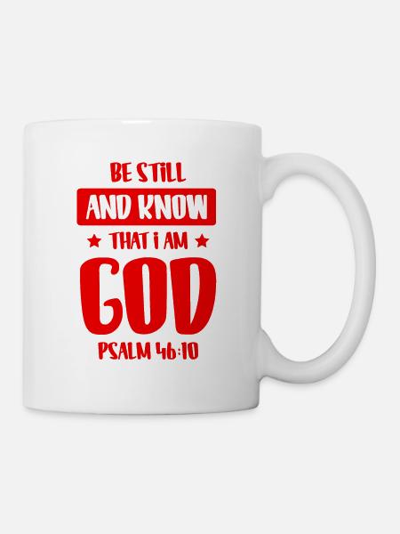gott bibel - Tasse - Weiß