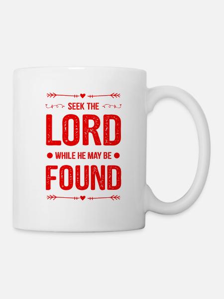 gott bibel spruch - Tasse - Weiß