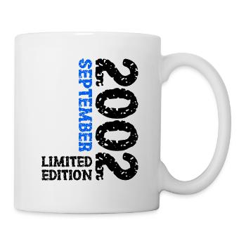 2002 September Limited Edition 21st Birthday Deco - Mug - white - Right