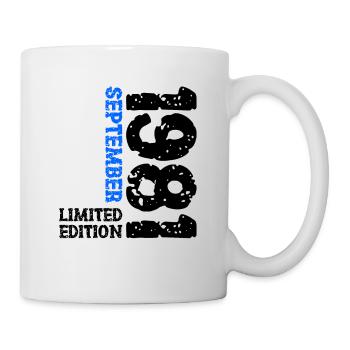 1981 September Limited Edition 42nd Birthday Decoration - Mug - white - Right