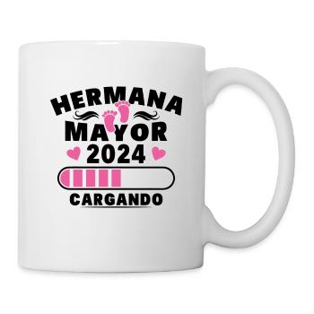 Große Schwester 2024 - Tasse - Weiß - Rechts