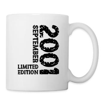 2001 Septembre Edition Limitée 22ème Anniversaire Décoration - Mug blanc - blanc - Droite