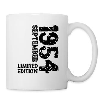 1954 September Limited Edition 69th Birthday Deco - Mug - white - Right