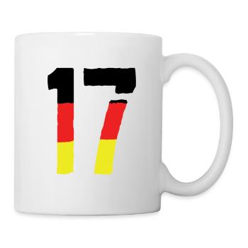 17 Number symbol Germany - Mug - white - Right