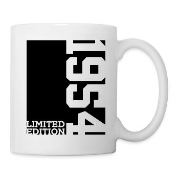 ÉDITION LIMITÉE 72E ANNIVERSAIRE 1954 - Mug blanc - blanc - Droite