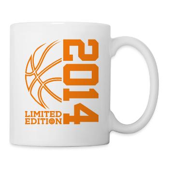 ÉDITION LIMITÉE 2014 BASKETBALL 12E ANNIVERSAIRE - Mug blanc - blanc - Droite