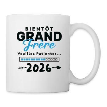 Bientôt Grand Frère 2026 - Mug blanc - blanc - Droite