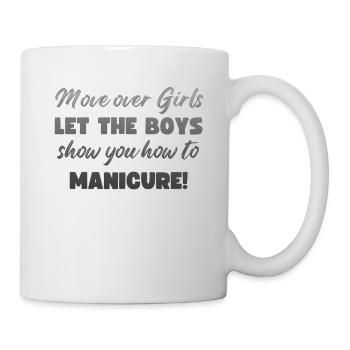 Place là, les filles - prothésistes ongulaires - Mug blanc - blanc - Droite