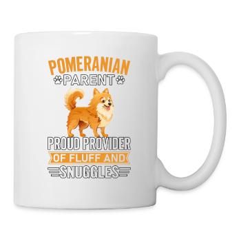 Pomeranian Parent Proud Provider of Fluff - Tasse - Weiß - Rechts