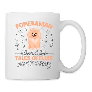 Pomeranian Chronicles Tales of Fluff and Whimsy - Mug - white - Right