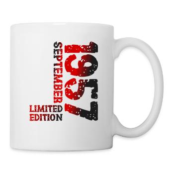 1957 September Limited Edition 66th Birthday Decoration - Mug - white - Right