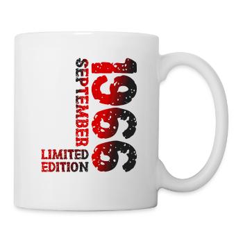 1966 Septembre Édition Limitée 57th Birthday Deco - Mug blanc - blanc - Droite