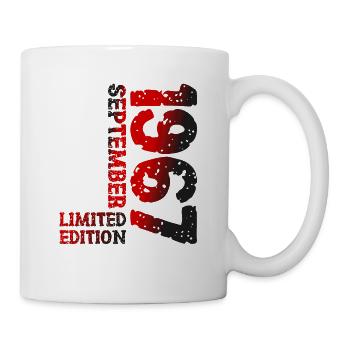 1967 Septembre Édition Limitée 56th Birthday Deco - Mug blanc - blanc - Droite