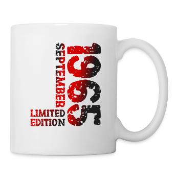 1965 Septembre Édition Limitée 58th Birthday Deco - Mug blanc - blanc - Droite