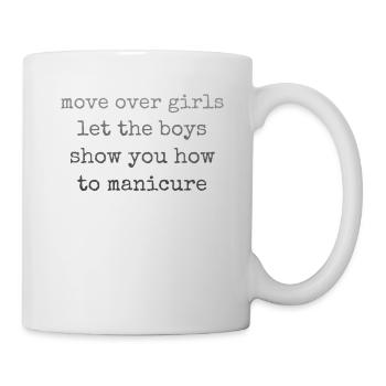 Place là, les filles - prothésistes ongulaires - Mug blanc - blanc - Droite