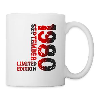 1980 September Limited Edition 43rd Birthday Decoration - Mug - white - Right