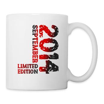 2014 Septembre Edition Limitée Décoration du 9ème anniversaire - Mug blanc - blanc - Droite
