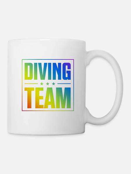 Diving Team - Tasse - Weiß