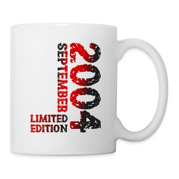 2004 September Limited Edition 19. Geburtstag Deko - Tasse - Weiß - Rechts