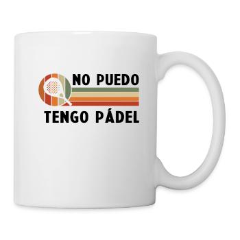 I Can't Have Vintage Padel Padel Racket - Mug - white - Right