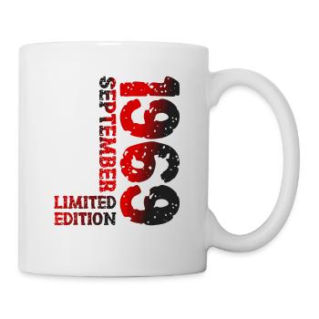1969 Septembre Édition Limitée 54th Birthday Deco - Mug blanc - blanc - Droite