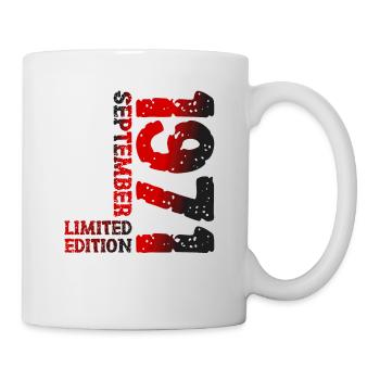 1971 Septembre Édition Limitée 52e Décoration Anniversaire - Mug blanc - blanc - Droite