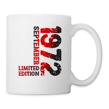 1972 September Limited Edition 51st Birthday Deco - Mug - white - Right