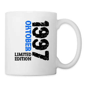 1997 Oktober Limited Edition 26. Geburtstag Deko - Tasse - Weiß - Rechts