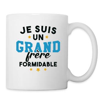 Je suis un Grand frère formidable - Mug blanc - blanc - Droite