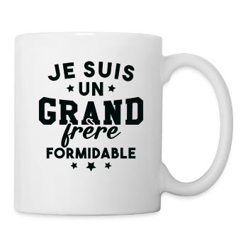 Je suis un Grand frère formidable - Mug blanc - blanc - Droite