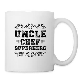 Uncle Superhero - Mug - white - Right