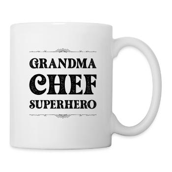 Grand-mère Super-héros - Mug blanc - blanc - Droite