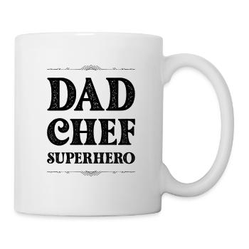 Dad Superhero Dad - Mug - white - Right