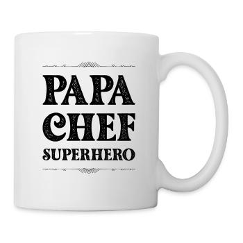 Papa Super-héros Papa - Mug blanc - blanc - Droite