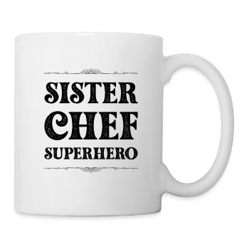 Sœur Super-héroïne - Mug blanc - blanc - Droite