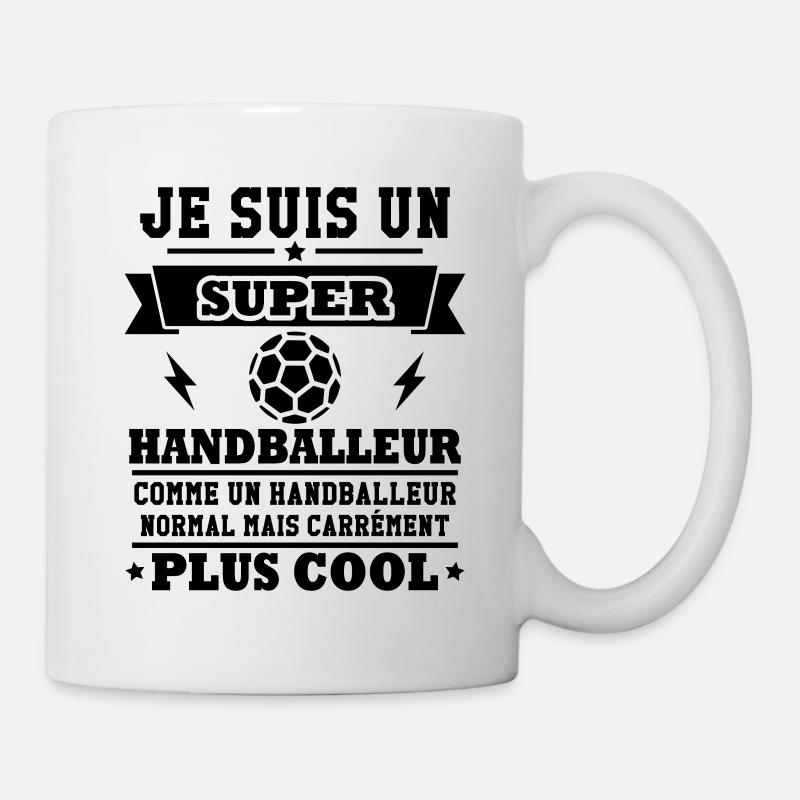 Je suis un super handballeur - Mug blanc - blanc