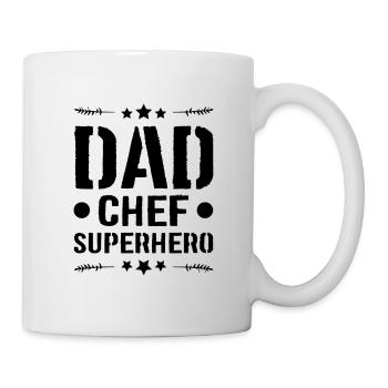 Dad Superhero Dad - Mug - white - Right