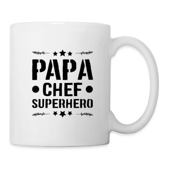 Papa Super-héros Papa - Mug blanc - blanc - Droite