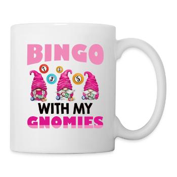Bingo avec mes gnomies Bingo drôle - Mug blanc - blanc - Droite