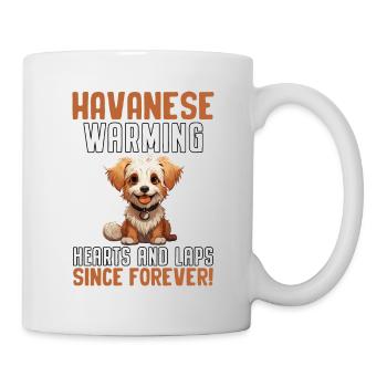 Havanese Warming Hearts and Laps since forever - Mug - white - Right