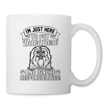 Havaneser Lustiger Spruch - Tasse - Weiß - Rechts
