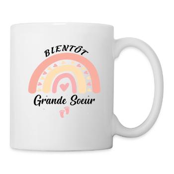 Enfant Enfant Future Grande Soeur - Mug blanc - blanc - Droite