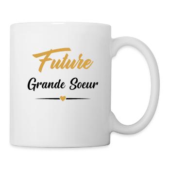 Enfant Enfant Future Grande Soeur - Mug blanc - blanc - Droite