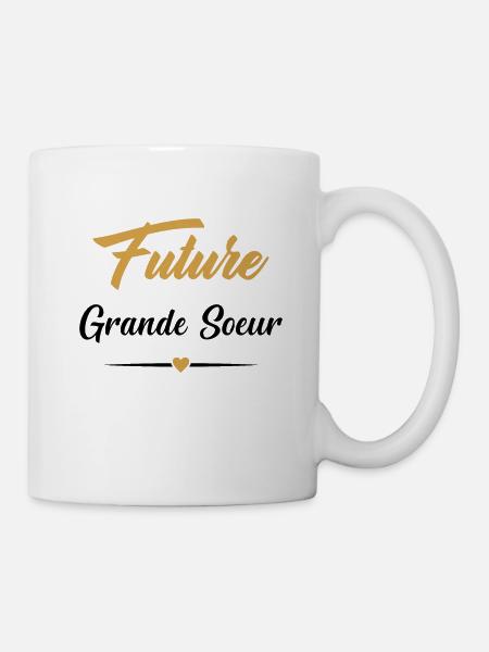Enfant Enfant Future Grande Soeur - Mug blanc - blanc