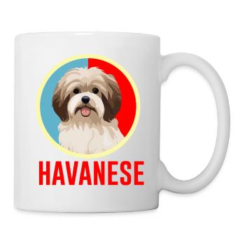 Havanais rétro - Mug blanc - blanc - Droite