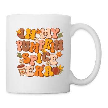 Groovy à l’époque de mes épices à la citrouille - Mug blanc - blanc - Droite